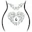 Стрази-прикраси Leg Avenue Novalie body jewels sticker - мініатюра 1