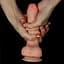 Фалоімітатор LoveToy Sliding Skin Dong 15.5 см тілесний - мініатюра 8
