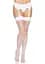 Чулки Leg Avenue Backseam Thigh Highs White One size - миниатюра 5