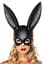 Маска зайчик -MASQUERADE RABBIT MASK BLACK SCALA 30-88008-O/S-BLACK 98947 - миниатюра 1