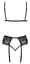Комплект Kissable Suspender Pola S/M черный - миниатюра 4