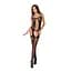 Бодистокинг Passion BS056 комбинезон имитация чулок S/M/L black - миниатюра 3