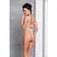 Эротическое боди с рисунком Passion LOVELIA Body white L/XL - миниатюра 4