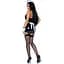 Вініловий костюм покоївки Leg Avenue Vinyl Naughty Maid M, сукня, фартух, манжети, головний убір - мініатюра 2