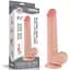 Фалоімітатор LoveToy Sliding-Skin Dual Layer Dong 22 см тілесний - мініатюра 1