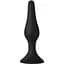Анальная пробка с присоской Mai Attraction Toys №34 Black - миниатюра 1