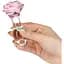 Стеклянная анальная пробка Pillow Talk Rosy Luxurious Glass Anal Plug ⌀3.3 см вибропуля в подарок - миниатюра 6