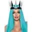Корона Leg Avenue Faux leather spiked crown - миниатюра 1