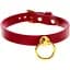 BDSM нашийник Taboom O-Ring Collar червоний - мініатюра 1