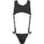 Мужское боди Passion 056 Body Adam black L/XL - миниатюра 3