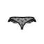 Трусики с оборками DONIA THONG black - Passion Exclusive L/XL - миниатюра 6