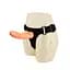 Страпон з вібрацією Baile Ultra Passionate Harness, 20 см (тілесний) - мініатюра 5