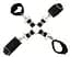 Фіксатори з наручниками Pipedream Heavy-Duty Hogtie Kit чорний - мініатюра 2