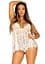 Пеньюар Leg Avenue Floral lace babydoll & string White L - миниатюра 5