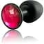 Анальная пробка Dorcel Geisha Plug Ruby M с шариком внутри создает вибрации диаметр 3.2 см - миниатюра 2