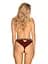 Трусики-стринги Obsessive Sugestina L/XL бордовый - миниатюра 2
