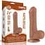 Фаллоимитатор LoveToy Sliding-Skin Dual Layer Dong 7" 18.3 см коричневый - миниатюра 1