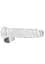 Фаллоимитатор Realrock Crystal Clear 9" 22 см прозрачный - миниатюра 3