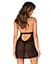 Пеньюар Obsessive Medilla chemise & thong XS/S - мініатюра 2