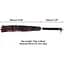 Флогер Lockink Sevanda Red & Black Braided Tail Flogger - мініатюра 6