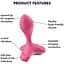 Анальная пробка с вибрацией Satisfyer Game Changer Розовый - миниатюра 4