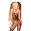 Бодистокинг с чулками и геометрическим рисунком Penthouse - Firecracker Black S/M/L - миниатюра 2