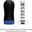 Мастурбатор Tenga Air-Tech Twist Ripple Blue - миниатюра 3