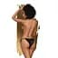 Трусики-слипы Penthouse Too Hot To Be Real Black кружево регулируемая посадка M/L - миниатюра 2