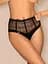 Эротические трусики Obsessive Sharlotte S/M черный - миниатюра 3