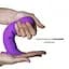 Дилдо с присоской Adrien Lastic Hitsens 3 Purple, отлично для страпона, диаметр 4,1 см, длина 18,2 см - миниатюра 3