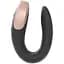 Вібратор для пар Satisfyer Double Love 8.6 см чорний - мініатюра 3