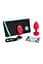 Анальна пробка B-Vibe Vibrating Heart M/L 10.5 см (червоний) - мініатюра 5