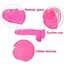 Фалоімітатор Jelly Studs Large 20 см рожевий - мініатюра 7