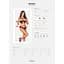 Комплект Obsessive Roxelia 2-pcs crotchless set M/L - миниатюра 5