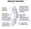 Вакуумний стимулятор клітора з вібрацією Satisfyer Curvy Trinity 2 бузковий - мініатюра 3