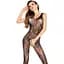 Бодистокинг Passion BS020 Black, комбинезон, фантазийный узор - миниатюра 1
