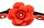 Кляп Master Series Blossom Silicone Rose Gag - Red - миниатюра 3