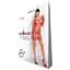Бодістокінг-сукня з глибоким коміром Passion BS093 red довгі рукави One size - мініатюра 4