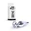 Анальна пробка B-Series HeavyFun Jewellery Silver Plug 9.5 см (прозорий) - мініатюра 7