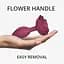 Силиконовая анальная пробка Love To Love Open Roses M size Plum Star - миниатюра 4