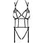 Боді зі стреп із доступом Obsessive Badossa crotchless teddy L/XL - мініатюра 5
