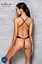 Боди с открытым доступом Passion TASMINA Body L/XL black экокожа шнуровки ажурные кружева - миниатюра 6