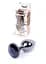 Анальная пробка Jewellery Dark Silver PLUG Black Boss Series 64-00029 101632 - миниатюра 1