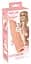 Насадка на пенис Nature Skin Extension Sleeve 19.5 см телесный - миниатюра 3