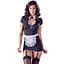 Костюм покоївки Cottelli Collection Costumes Maid's L чорний - мініатюра 1