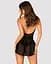 Комплект Obsessive Serafia babydoll (Чорний, XS/S) Obsessive 99590 96941 - мініатюра 2