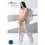 Бодистокинг Passion BS059 комбинезон имитация чулок S/M/L white - миниатюра 2