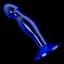 Анальна пробка Flawless Clear Anal Plug 6.5'' 16.5 см (синій) - мініатюра 2