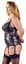 Корсет Cottelli Bondage Basque Bondage, 95D/2XL (черный) - миниатюра 2