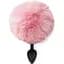 Силіконова анальна пробка М Art of Sex Silicone Bunny Tails Butt plug Pink діаметр 3.5 см - мініатюра 2